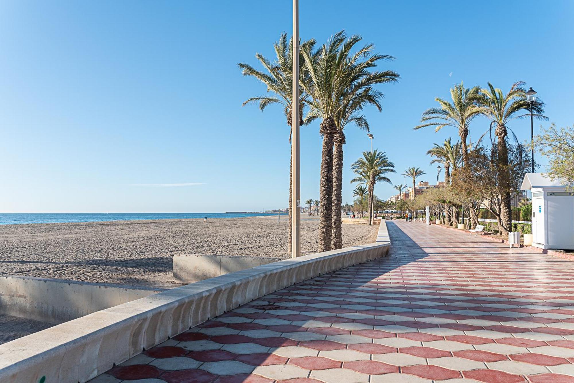 Hogar Digital Playa Y Piscina En Urbanizacion Roquetas De Mar Leilighet Eksteriør bilde